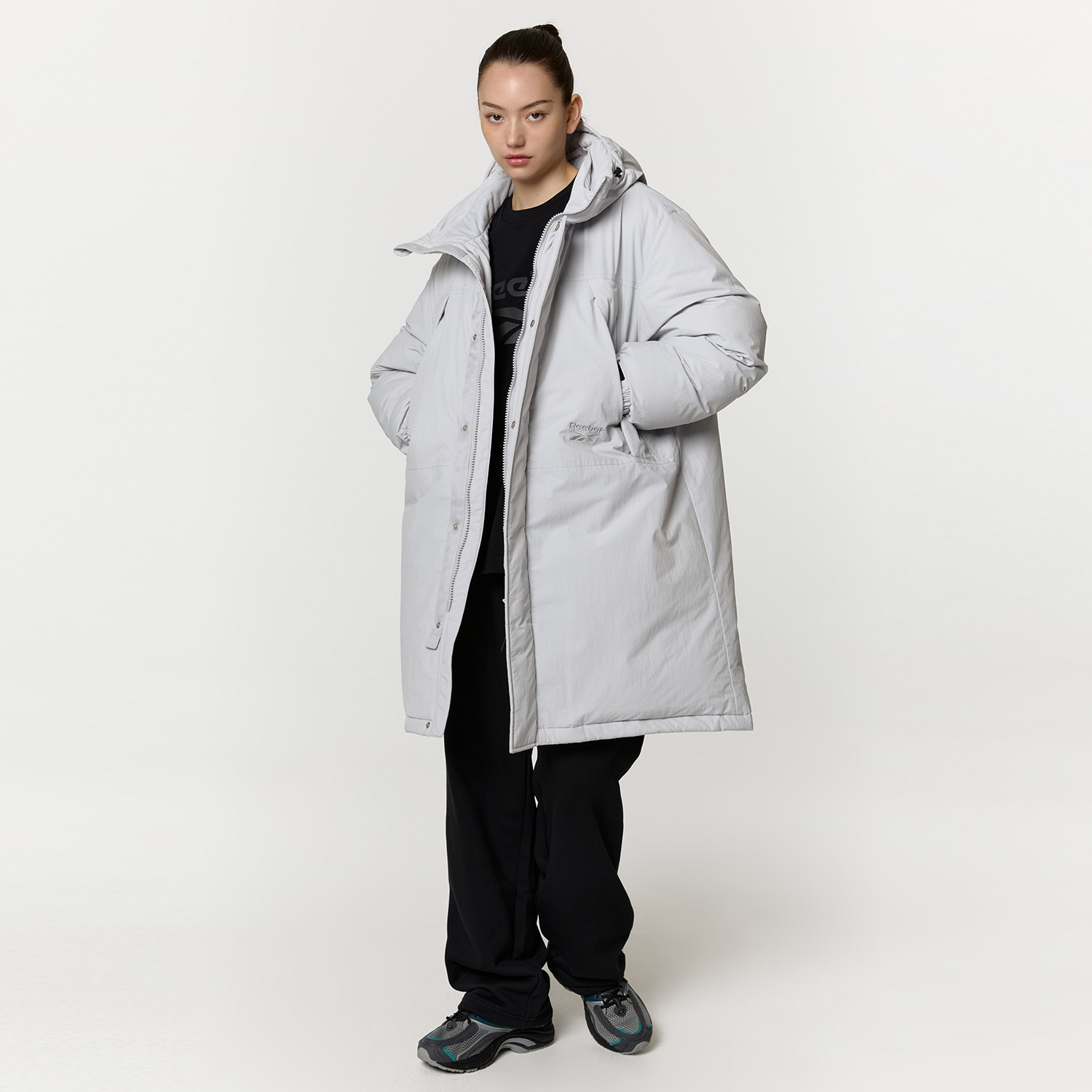 리복 스포츠 롱 다운 파카 - REJU4FD59G1