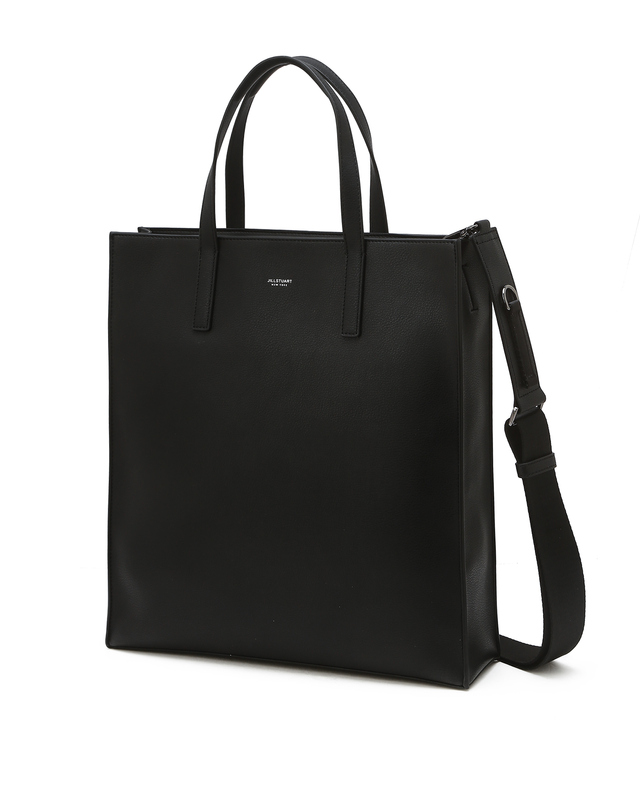 LF [질스튜어트 액세사리] 질스튜어트뉴욕 로고 프린트 가죽 토트백 WTBA4F092BK