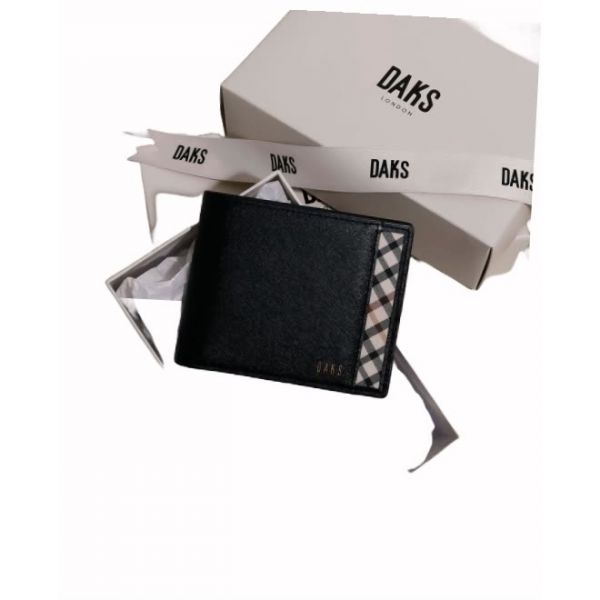 [닥스 액세서리] 사피아노 하우스체크 반지갑 DBWA5F971BK