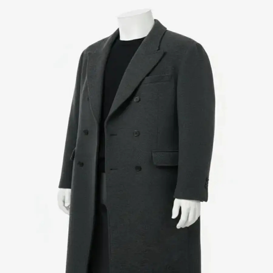 [티엔지티] TNGT Heavy Wool Double-breasted Coat Twill 597696 TNCO5F101G2
